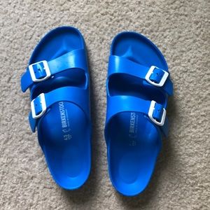 Blue Waterproof Birkenstocks